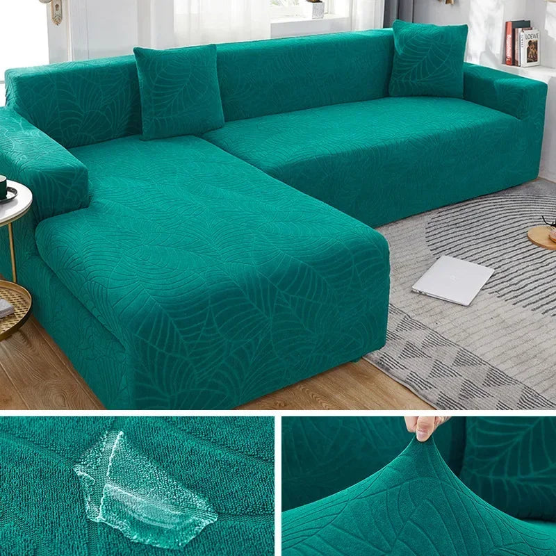 Sofa Cover for Living Room Thick Jacquard Sofa Cover 1/2/3/4 Seater L-Shaped Corner Sofa Cover