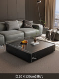 Modern Wood Coffee Table Storage Drawers Space Saving Simple Coffee Table Minimalist Center Mesa Auxiliar Living Room Furniture
