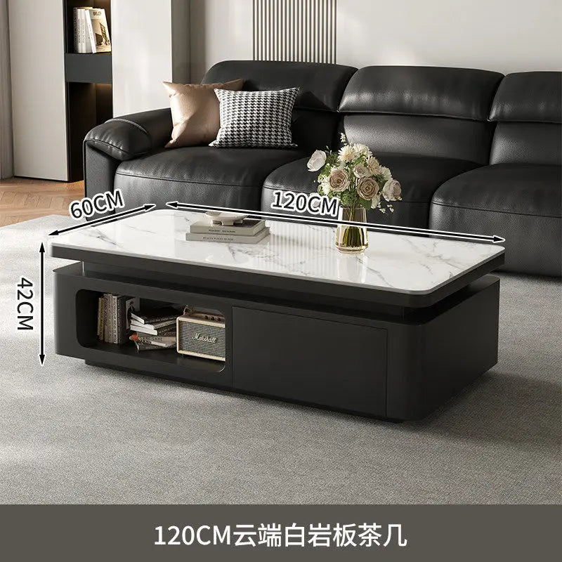 Storage Luxury Coffee Table Modern Living Room Designer Drawers Organizer Moving Side Table Writing Mesa Auxiliar Home Furniture
