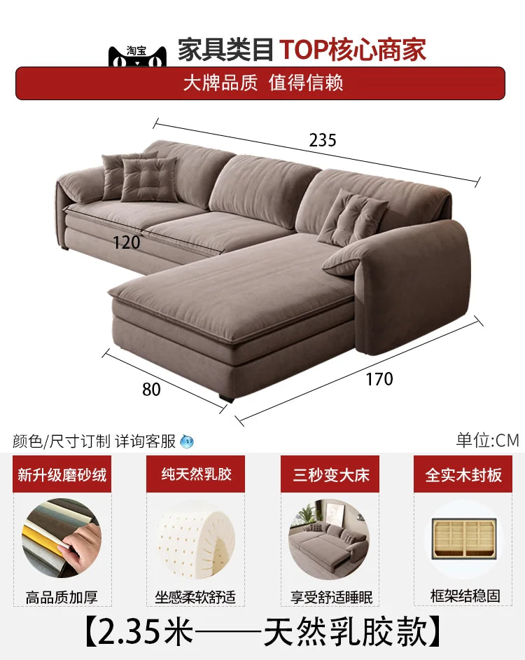 Storage Elasticas Sofa Hidden Armrest Fordable Individual Pull Out Sofa Bed Reading Nordic Meubles De Chambre Accessories
