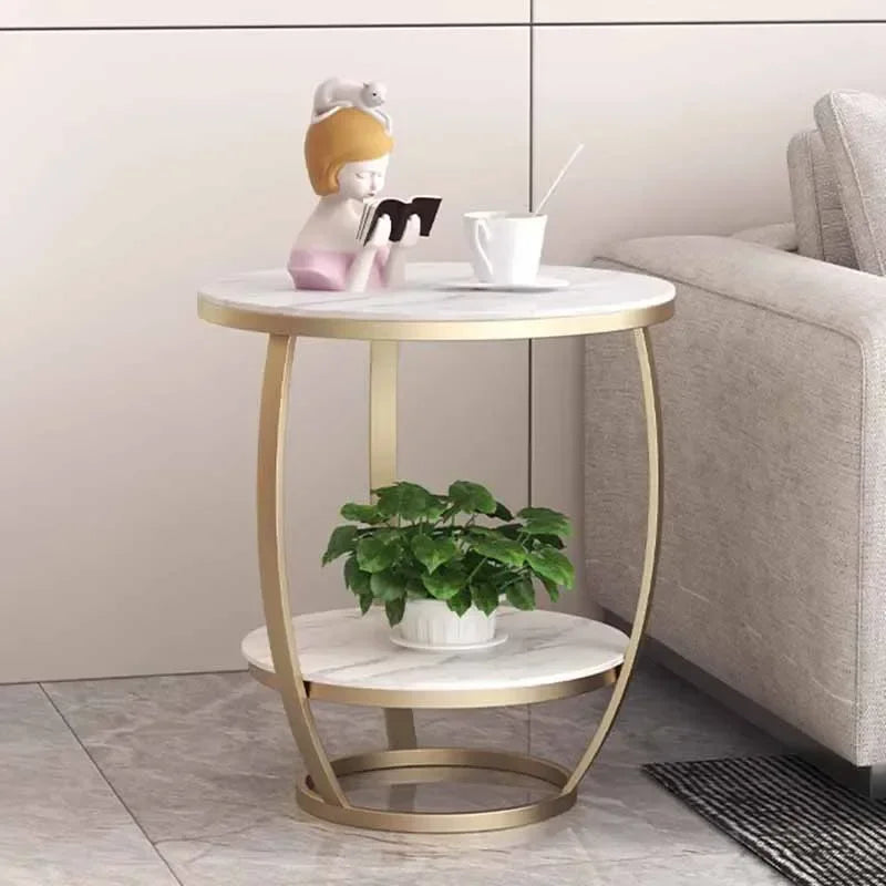 Simple Design Side Table Living Room Luxury Storage Organizer Side Tables Minimalist Standing Mesas De Comedor Home Furniture