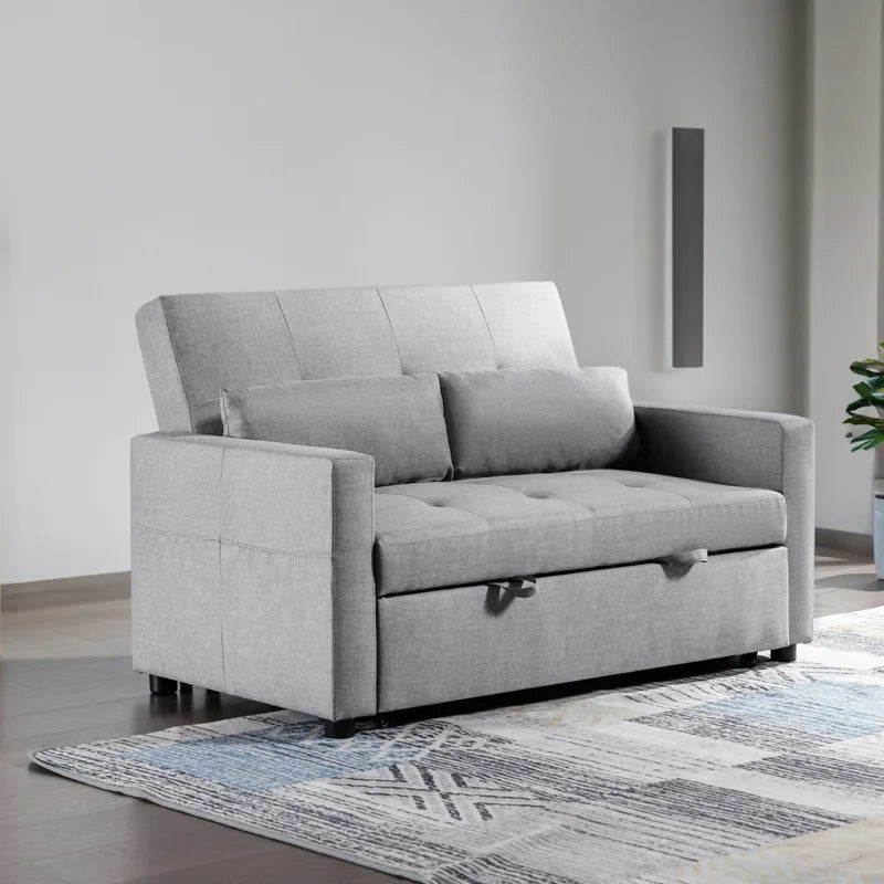 Multifunctional Furniture Folding Pull Out Sofa Bed Modern Convertible Sleeping Sofa Bed With Storage