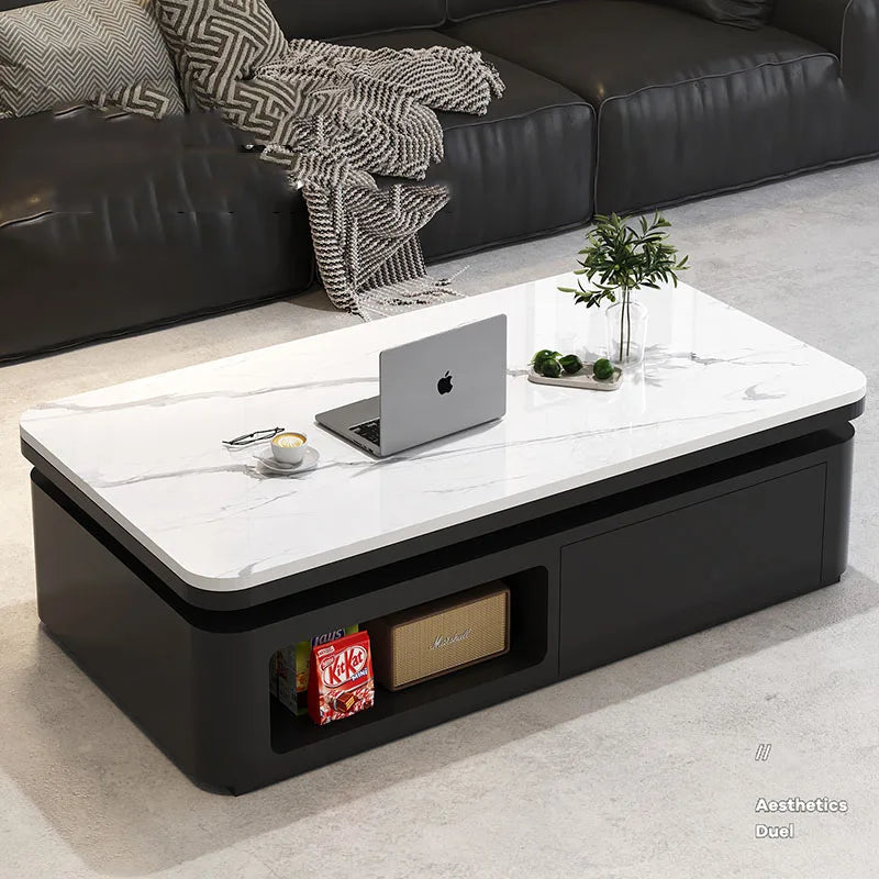 Storage Luxury Coffee Table Modern Living Room Designer Drawers Organizer Moving Side Table Writing Mesa Auxiliar Home Furniture