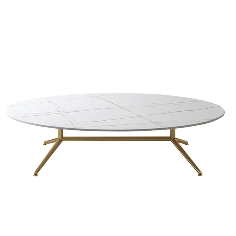 Black Oval Marble Coffee Tables Book Cute Minimalist Auxiliary Coffee Table Console Dining Garden Mesa De Centro De Sala Tables