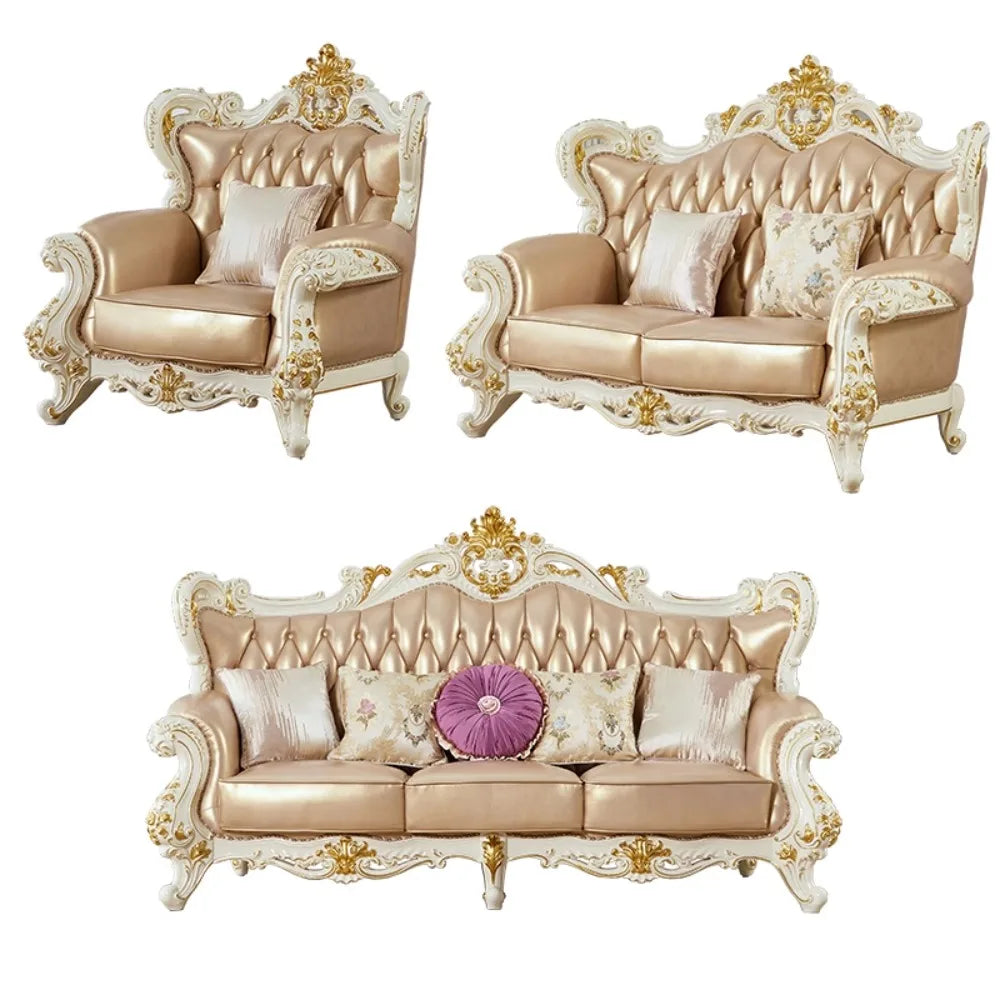 Fashionable Family Sectional Sofas European Design Complete Living Room Set Cozy Modern Mueble Home Decor Ultimate Relaxation