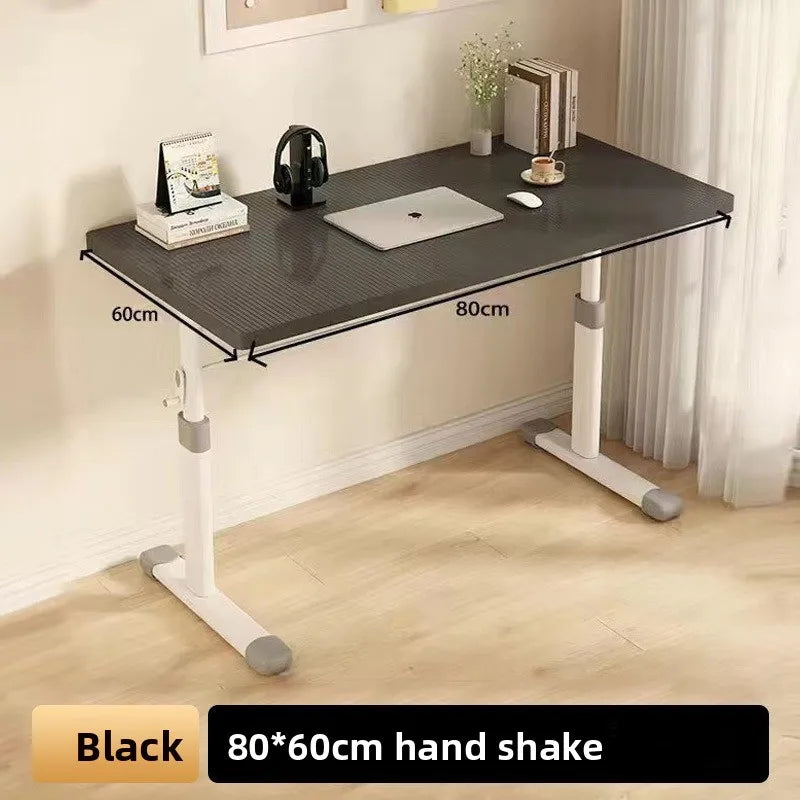 Hand Crank Adjustable Height Desk Computer Desk & Office  Ergonomic Study Table Home Office Writing Gaming Desk for Kids Adults