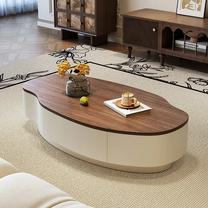 Living Room Storage Coffee Table With Drawers Trendy Glam Minimalist Coffee Table Unique Modern Meuble Salon Furniture For Home
