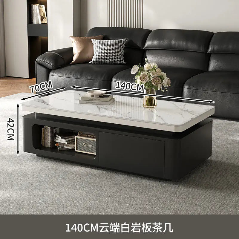Storage Luxury Coffee Table Modern Living Room Designer Drawers Organizer Moving Side Table Writing Mesa Auxiliar Home Furniture
