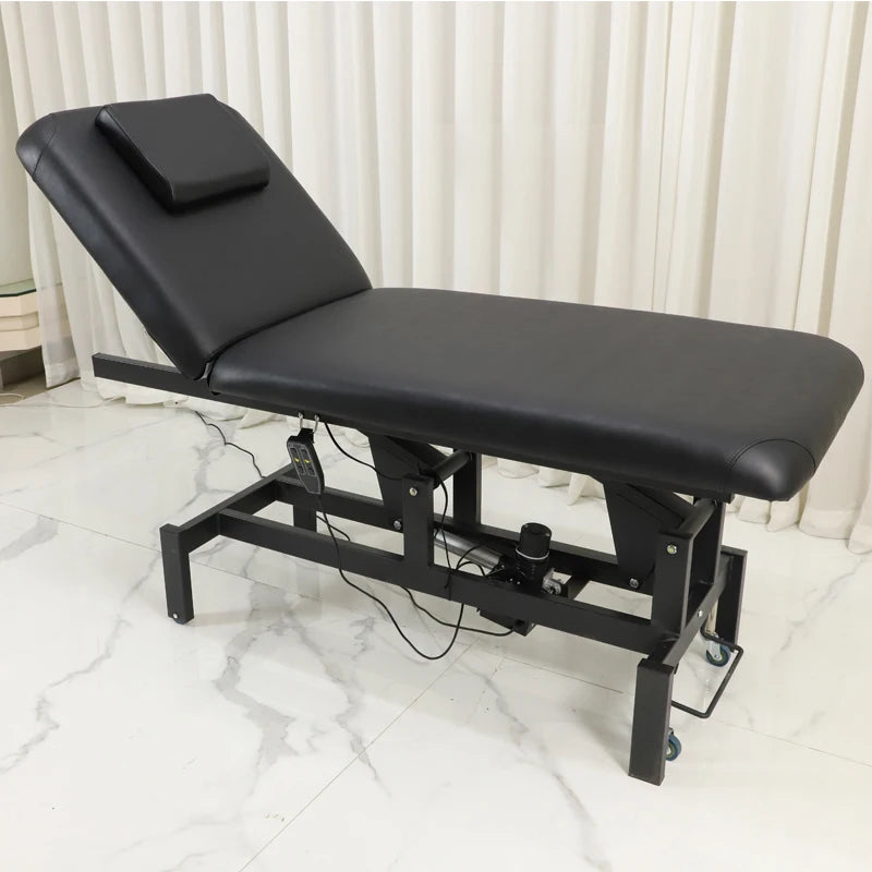 Luxury Electric Beauty Bed Adjustable Height Multifunctional Adult Massage Bed Comfy Ergonomic Lit Esthétique Salon Furniture