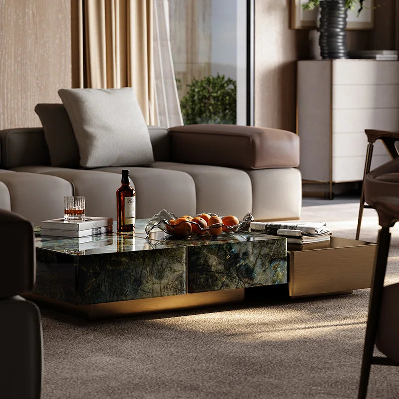 Bedroom Storage Coffee Table Nordic Transform Acrylic Aesthetic Side Table Standing Unique Mesa Auxiliar Lounge Suite Furniture