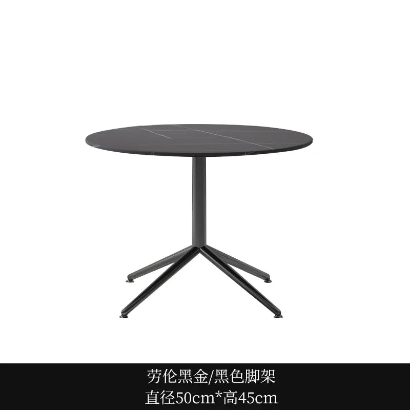 Black Oval Marble Coffee Tables Book Cute Minimalist Auxiliary Coffee Table Console Dining Garden Mesa De Centro De Sala Tables