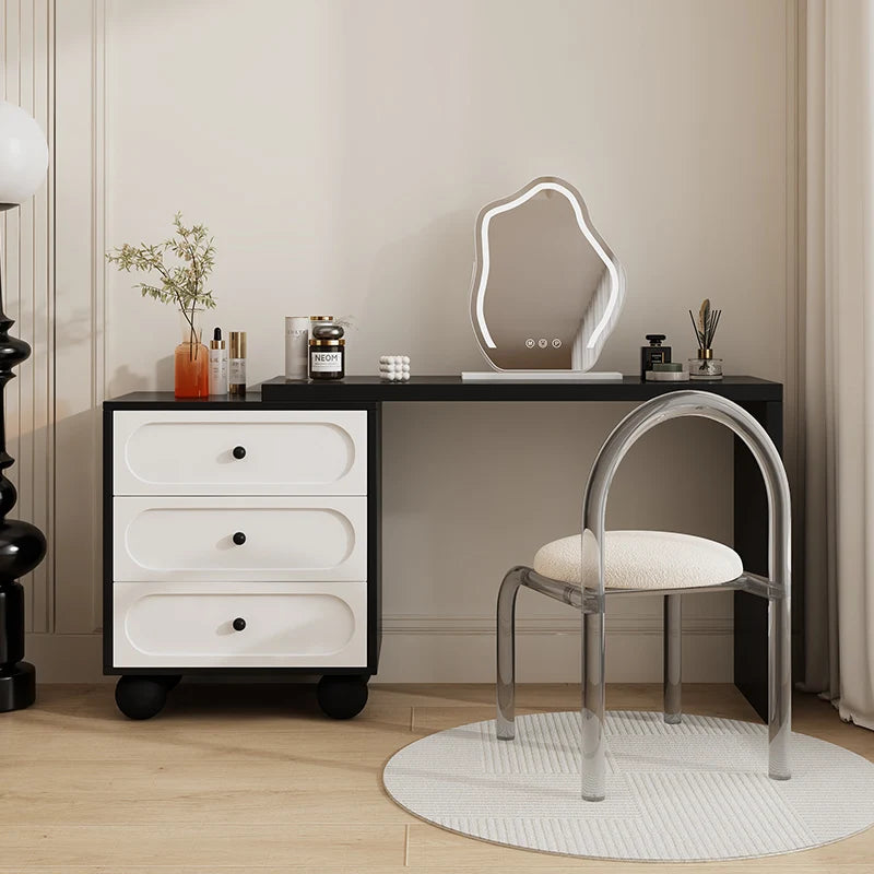 European Design Vanity Table Simple Kawaii Corner With Mirror Vanity Table Modern Luxury Penteadeira De Maquiagens Furniture