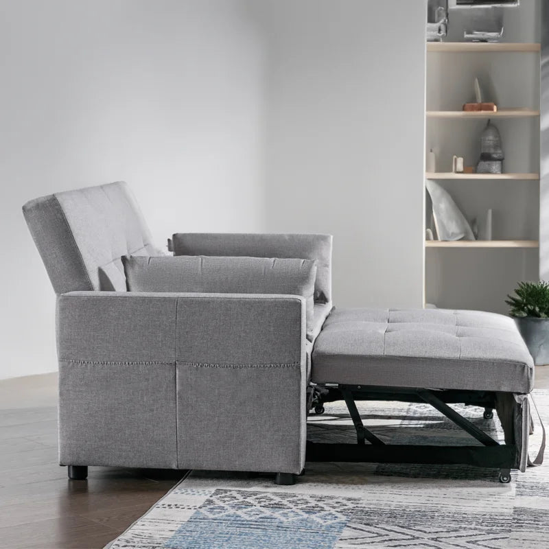Multifunctional Furniture Folding Pull Out Sofa Bed Modern Convertible Sleeping Sofa Bed With Storage