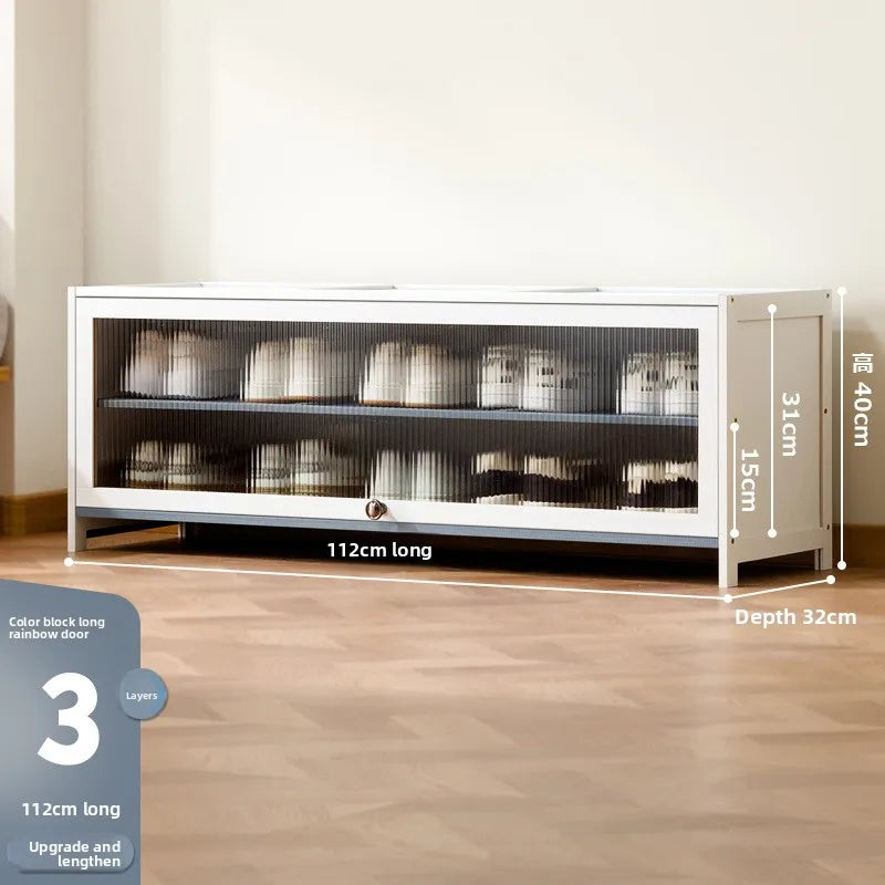Simple shoe cabinet, household door storage artifact, space-saving indoor good-looking multi-layer dustproof large-capacity
