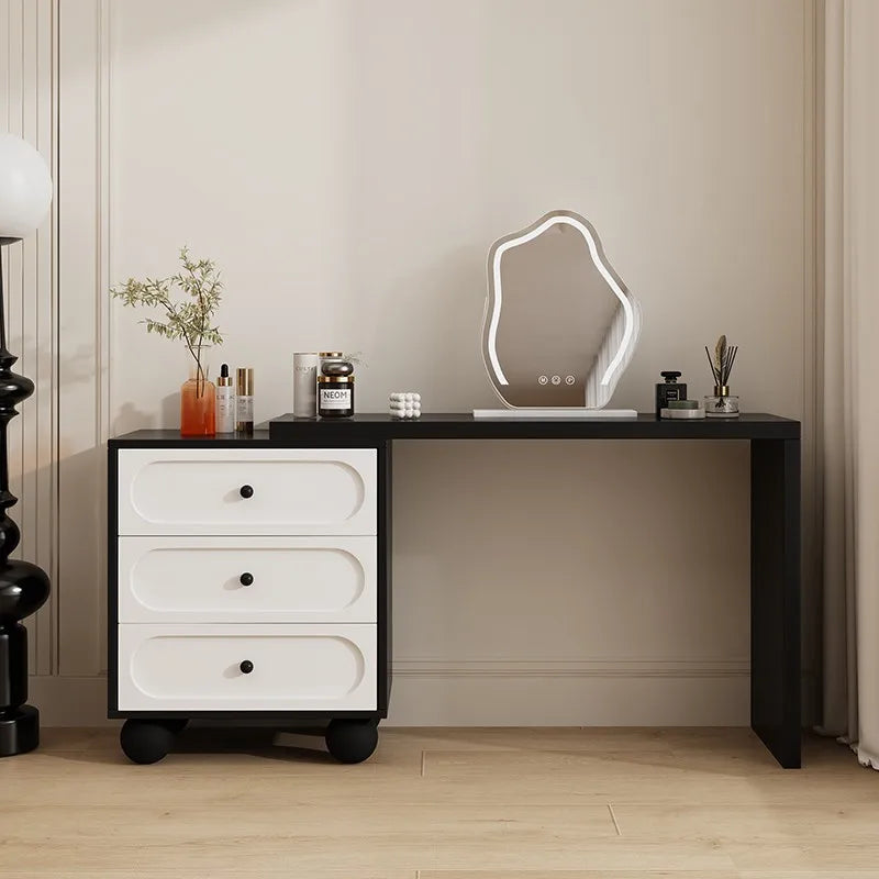 European Design Vanity Table Simple Kawaii Corner With Mirror Vanity Table Modern Luxury Penteadeira De Maquiagens Furniture