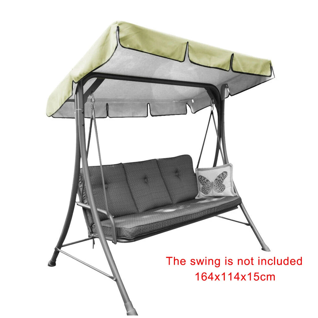 Outdoor Swing Chair Cover Playground Swing Chair Top Cover Waterproof Sunshade Canopy Outdoor Garden Swing Chair Hammock Canopy