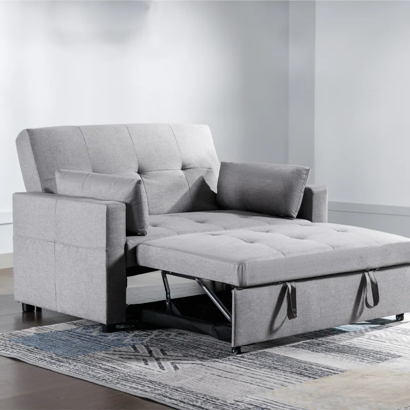 Multifunctional Furniture Folding Pull Out Sofa Bed Modern Convertible Sleeping Sofa Bed With Storage