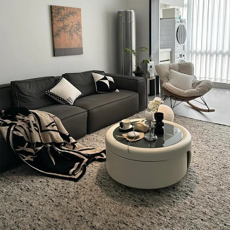 Nordic Luxury Coffee Table With Storage Design Premium Cute Coffee Table Living Room Hidden Storage Table De Salon Furniture