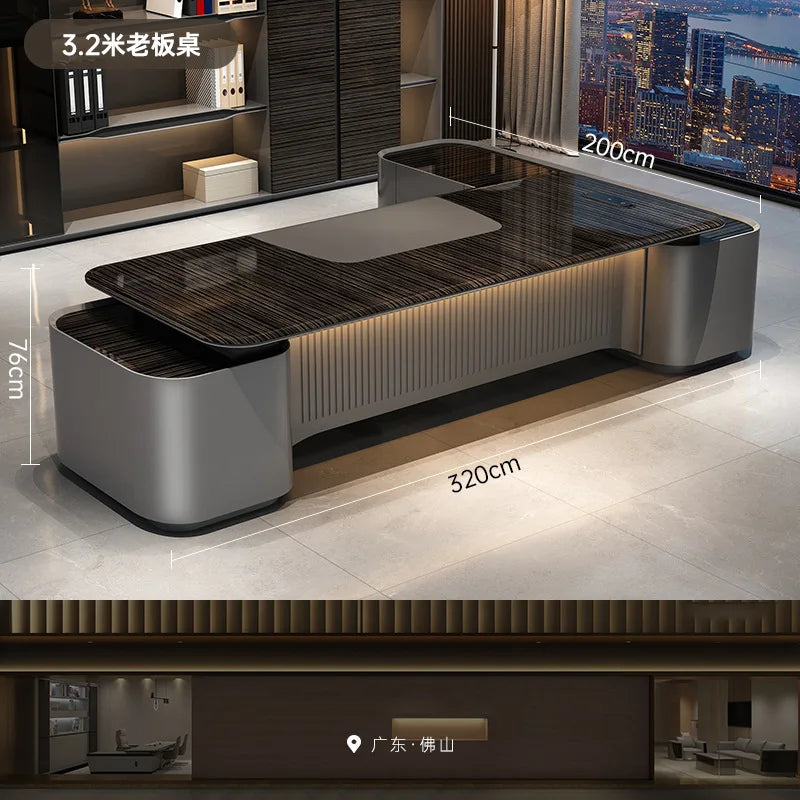Aesthetic Shelves Office Desk Display Minimalist Crafts Gaming Office Desk Computer Bedroom Mesas Escritorio Office Furniture