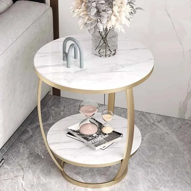 Simple Design Side Table Living Room Luxury Storage Organizer Side Tables Minimalist Standing Mesas De Comedor Home Furniture