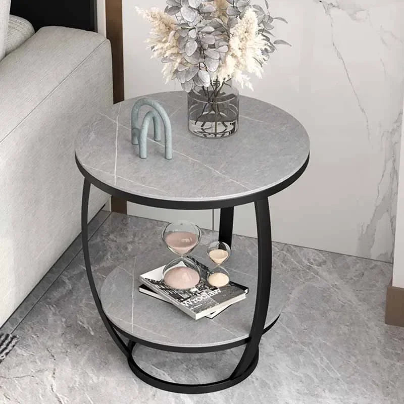 Simple Design Side Table Living Room Luxury Storage Organizer Side Tables Minimalist Standing Mesas De Comedor Home Furniture