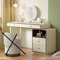 Makeup Vanity Dressing Table Toiletries Hotel Bedroom Headdresses Vanity Desk Girl Woman With Light Mirror Stool Home Furniture