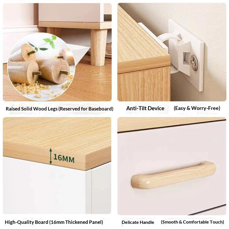 Customizable modern wooden shoe cabinet with a rotating design that provides shoe storage space.