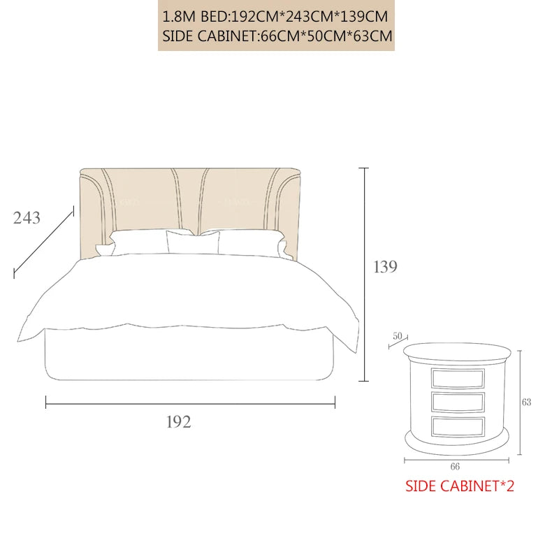 Modern Upholstered Cal King Bed Platform Bed Frame with Wingback Headboard Can be Customzied
