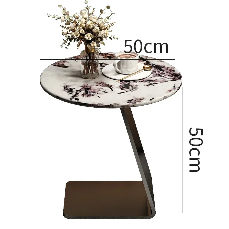Elegant Luxury Side Table Storage Portable Beauty Modern Sofa Side Table Elegant Delicacy Mesas De Centro Sala Home Furniture