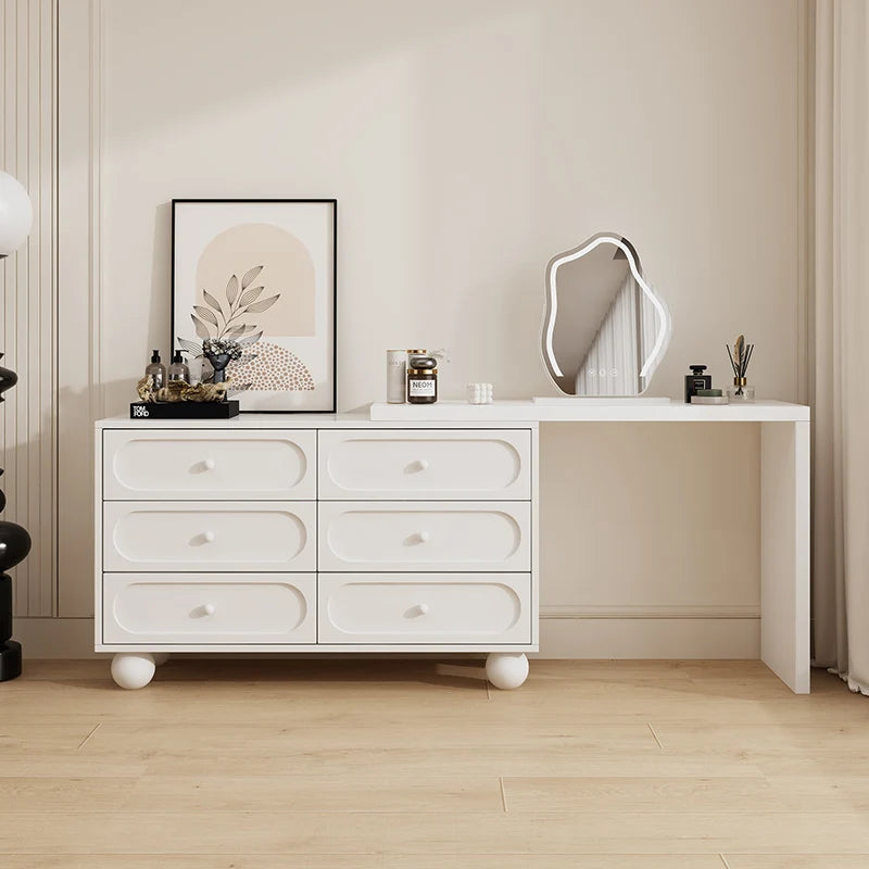 European Design Vanity Table Simple Kawaii Corner With Mirror Vanity Table Modern Luxury Penteadeira De Maquiagens Furniture