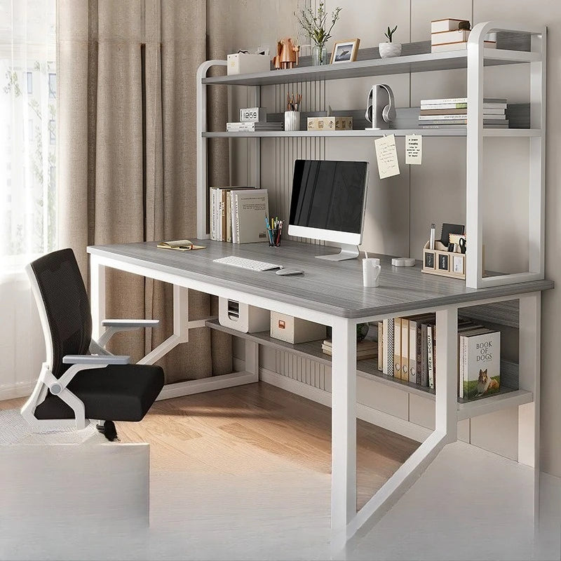 Stable Computer desk multi-layer shelf bookshelf integrated learning desk house simple desk