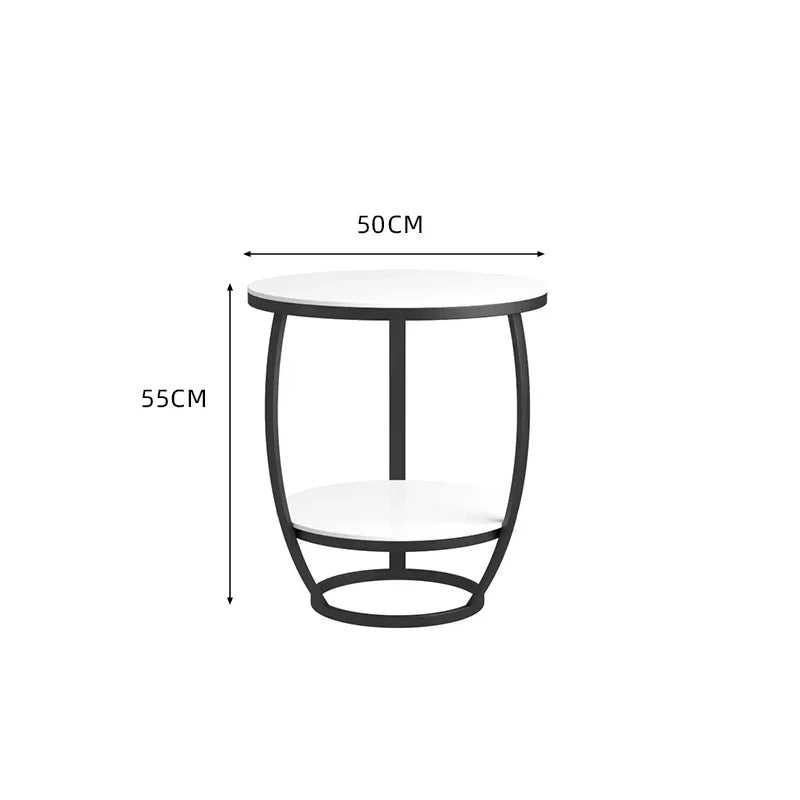 Simple Design Side Table Living Room Luxury Storage Organizer Side Tables Minimalist Standing Mesas De Comedor Home Furniture
