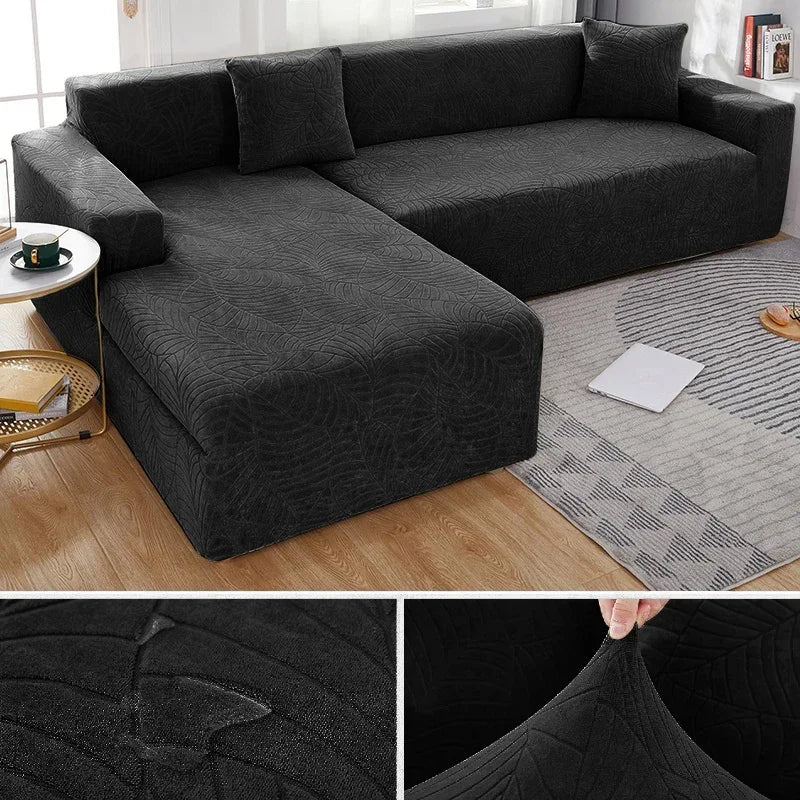 Sofa Cover for Living Room Thick Jacquard Sofa Cover 1/2/3/4 Seater L-Shaped Corner Sofa Cover