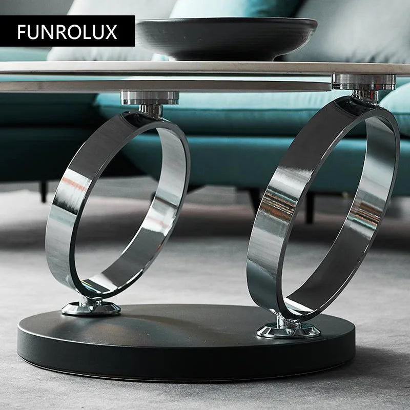Marble Tea Table  modern minimalistins creative tea table household small apartment light luxury round coffee table