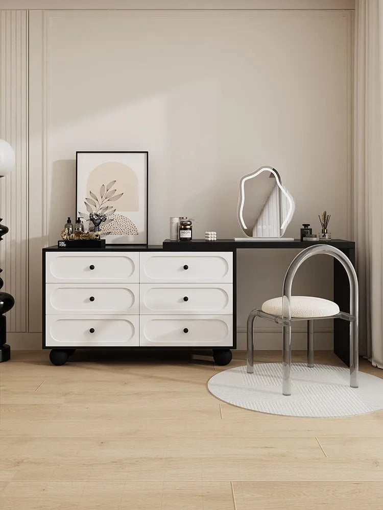 European Design Vanity Table Simple Kawaii Corner With Mirror Vanity Table Modern Luxury Penteadeira De Maquiagens Furniture