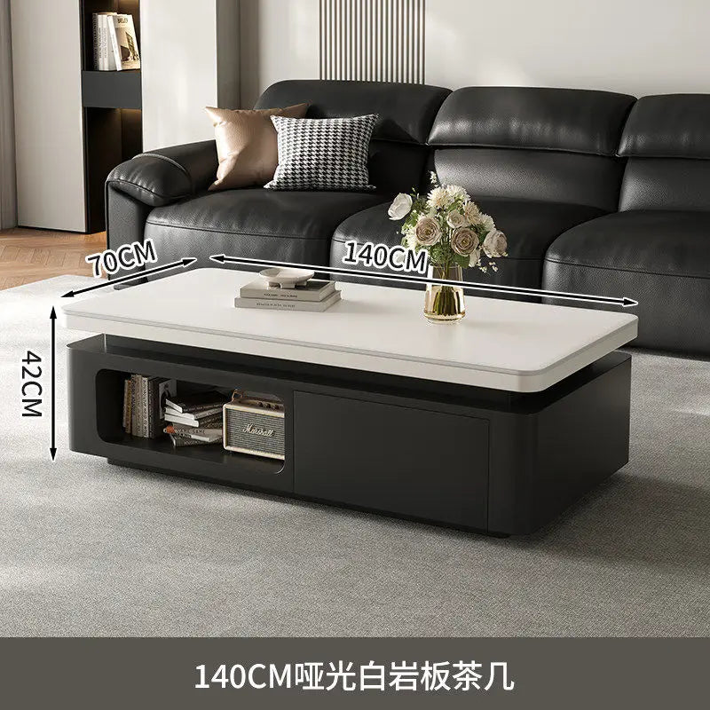 Storage Luxury Coffee Table Modern Living Room Designer Drawers Organizer Moving Side Table Writing Mesa Auxiliar Home Furniture