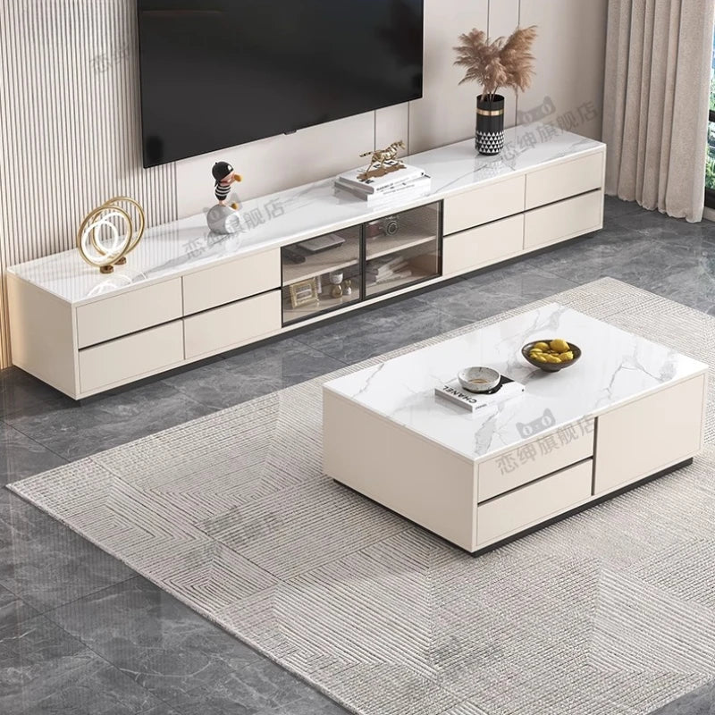 Storage Ornament Tv Stand Cabinet Simple Wall Nordic White Tv Stand Drawers Shelf Muebles Para El Hogar Home Accessories