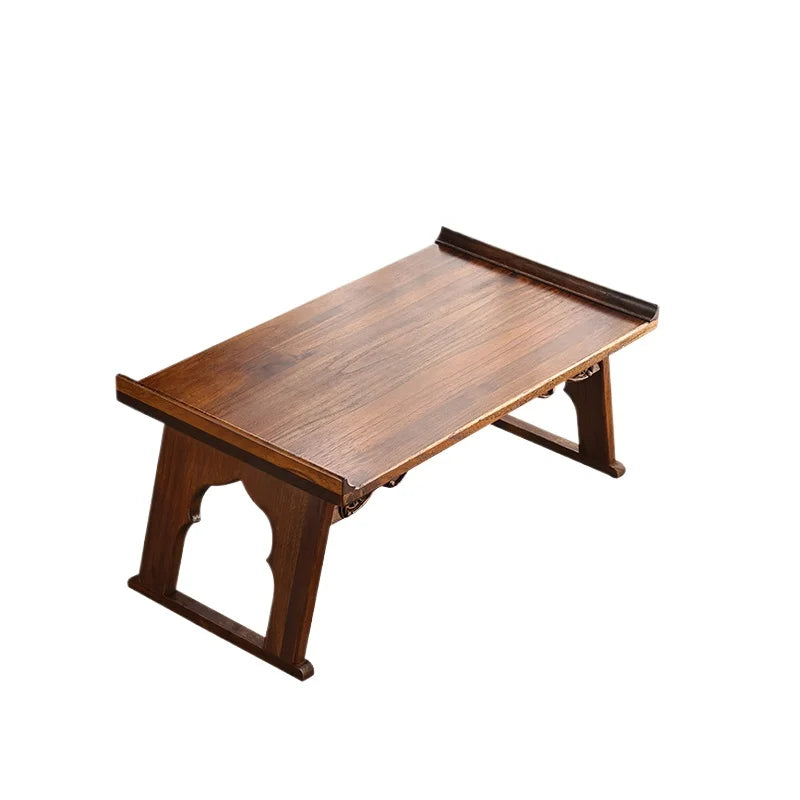 Foldable Wooden Tatami Bed Bay Window Coffee Table Window Seat Desk Balcony Tea Table Wooden Window Sill Table Home Furniture