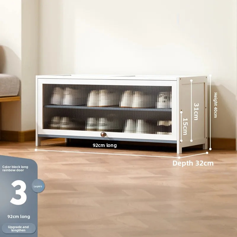 Simple shoe cabinet, household door storage artifact, space-saving indoor good-looking multi-layer dustproof large-capacity