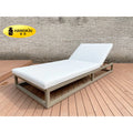 Patio Chaise Lounge Aluminum Waterproof Outdoor Pool Sun Lounger