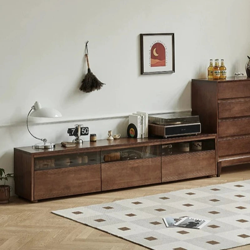 Retro Modern Tv Stands Living Room Storage Cabinets Organizer Designer Tv Table Aesthetic Minimalist Muebles Trendy Furniture