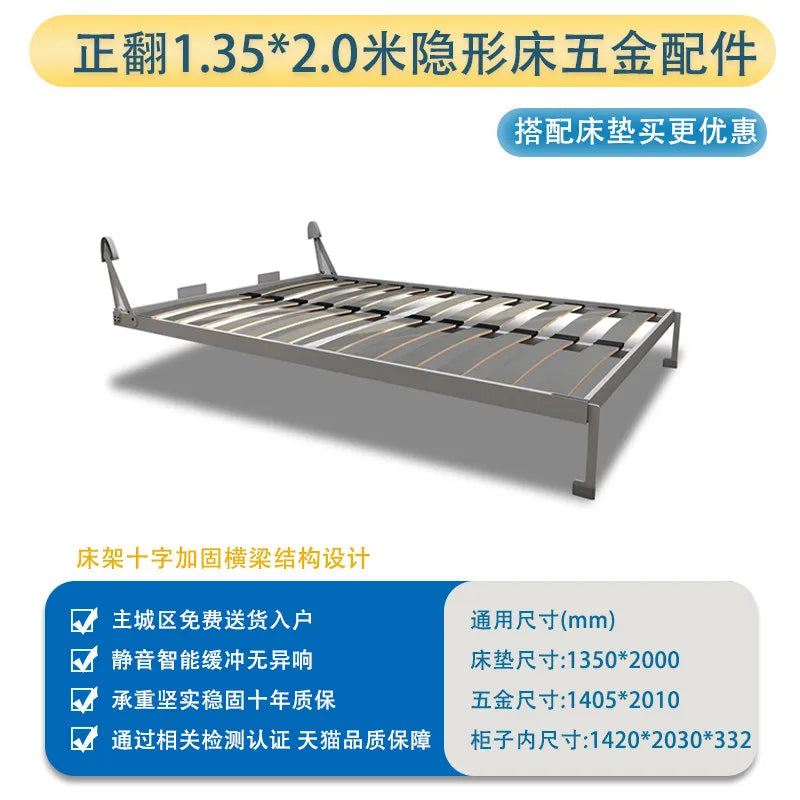 Adjustable Lit Portable Folding Bed Kids Single Space Saving Invisible Bed Clearance Adults Camas Baratas Bedroom Furniture