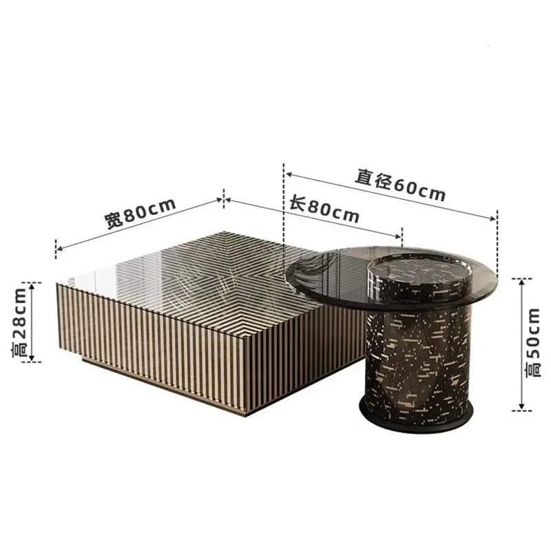 Delicacy Modern Coffee Tables Decor Luxury Marble Unique Coffee Tables Minimalist Design Stolik Kawowy Living Room Furniture