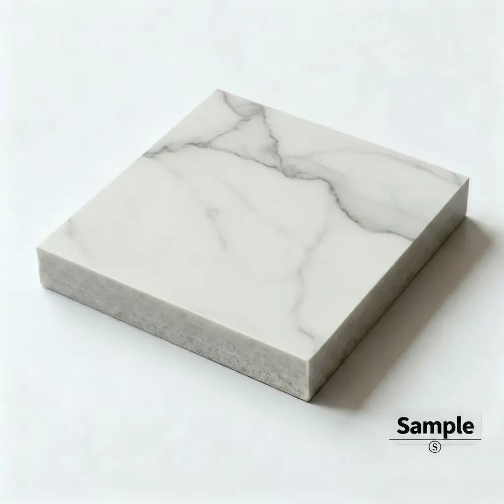 Customizable Natural Carrara Marble Coffee Table Modern Living Room Center Furniture Metal Frame Heavy Duty Durable Stone Sofa S