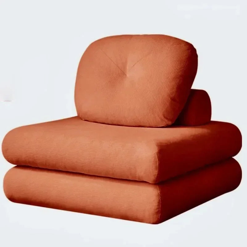 Foldable Living Room Sofa Bed Comfortable Single Sofas Folding Lazy Relax Pliable Sofa Multifunctional Pull Out Convertible Beds