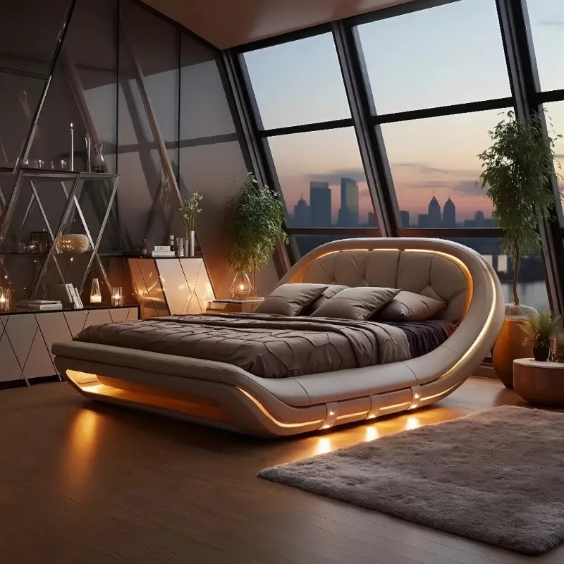 Luxurious European Wedding Bed Frame High Quality Comfortable Design Perfect Dream Bedrooms Camas De Dormitorio Home Decoration