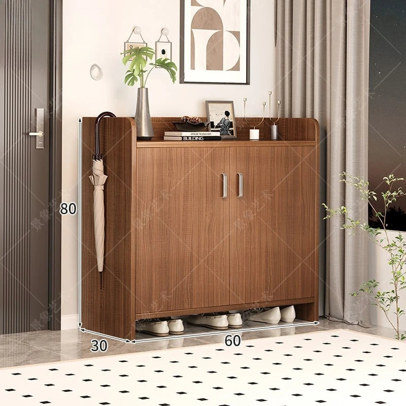 Stable Shoe cabinet Modern simple door-to-door storage and storage integrated entrance cabinet Multi-door dust-proof shoe rack