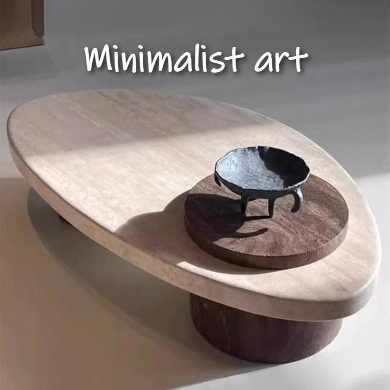 Marble Hardcover Coffee Table Modern Fashion Sofa Side Table Decor Items Living Room Center Decor Design Home House Furniture