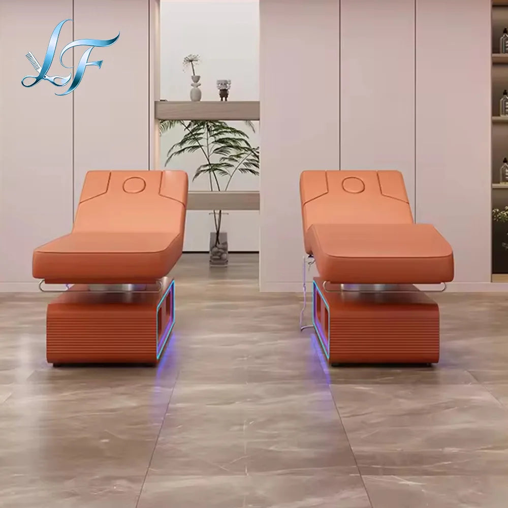 Massage Table Electric Lift Adjustable Beauty Bed Commercial Furniture For Salon Beauty Industry Durable Practical Bed