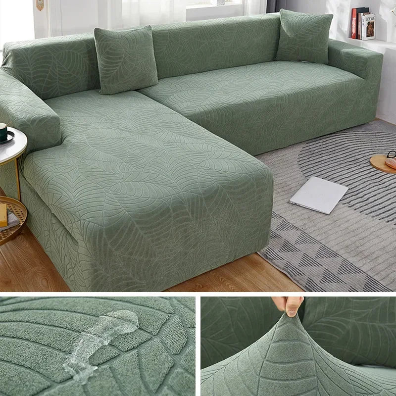 Sofa Cover for Living Room Thick Jacquard Sofa Cover 1/2/3/4 Seater L-Shaped Corner Sofa Cover